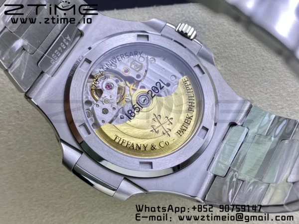 PATEK PHILIPPE Nautilus 5711 3KF 1:1 Best Edition Tiffany Blue Dial on SS Bracelet A324 Super Clone V2 - Super Clone Watch | 1:1 Best Version