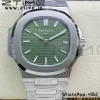 PATEK PHILIPPE Nautilus 5711/1A 3KF 1:1 Best Edition Green Textured Dial on SS Bracelet A324 Super Clone V2 - Super Clone Watch | 1:1 Best Version