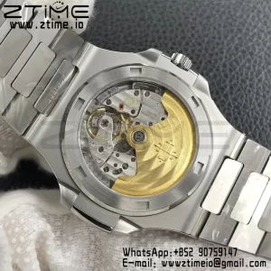 PATEK PHILIPPE Nautilus 5711/1A 3KF 1:1 Best Edition Diamonds Bezel Green Textured Dial on SS Bracelet A324 Super Clone V2 - Super Clone Watch | 1:1 Best Version