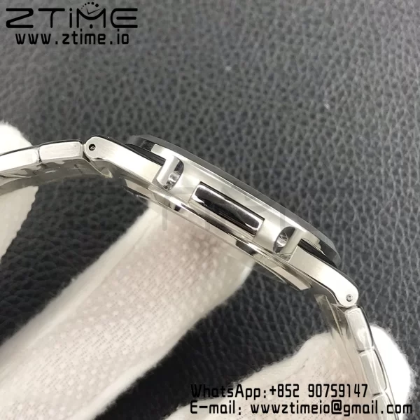 PATEK PHILIPPE Nautilus 5711/1A 3KF 1:1 Best Edition Diamonds Bezel Blue Textured Dial on SS Bracelet A324 Super Clone V2 - Super Clone Watch | 1:1 Best Version