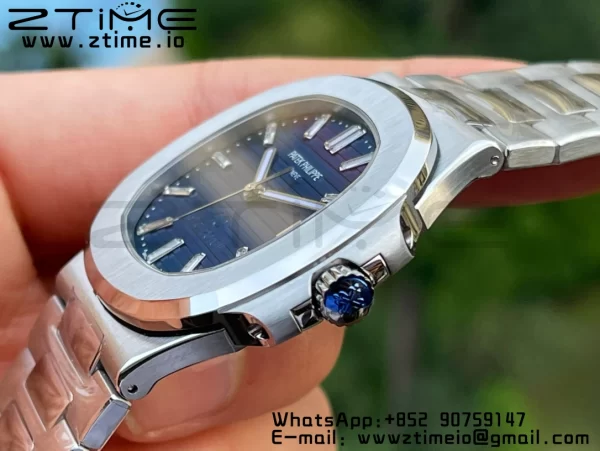 PATEK PHILIPPE Nautilus 5711 3KF 1:1 Best Edition 40th Anniversary Blue Dial on SS Bracelet A324 Super Clone V2 - Super Clone Watch | 1:1 Best Version