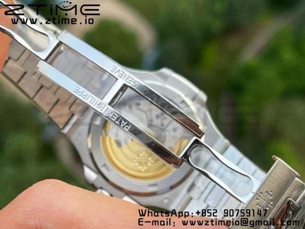 PATEK PHILIPPE Nautilus 5711 3KF 1:1 Best Edition 40th Anniversary Blue Dial on SS Bracelet A324 Super Clone V2 - Super Clone Watch | 1:1 Best Version