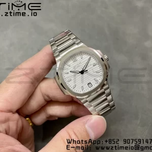PATEK PHILIPPE Nautilus 7118 Ladies 3KF 1:1 Best Edition White Dial on SS Bracelet A324 Super Clone - Super Clone Watch | 1:1 Best Version