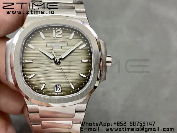 PATEK PHILIPPE Nautilus 7118 Ladies 3KF 1:1 Best Edition Gray Dial on SS Bracelet A324 Super Clone - Super Clone Watch | 1:1 Best Version