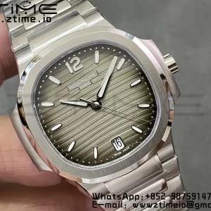 PATEK PHILIPPE Nautilus 7118 Ladies 3KF 1:1 Best Edition Gray Dial on SS Bracelet A324 Super Clone - Super Clone Watch | 1:1 Best Version