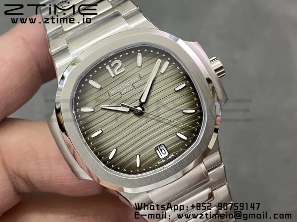 PATEK PHILIPPE Nautilus 7118 Ladies 3KF 1:1 Best Edition Gray Dial on SS Bracelet A324 Super Clone - Super Clone Watch | 1:1 Best Version