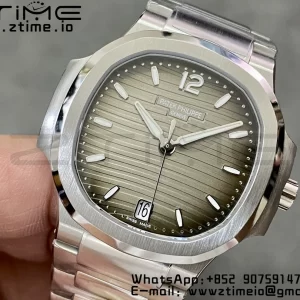 PATEK PHILIPPE Nautilus 7118 Ladies 3KF 1:1 Best Edition Gray Dial on SS Bracelet A324 Super Clone - Super Clone Watch | 1:1 Best Version