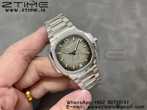 PATEK PHILIPPE Nautilus 7118 Ladies 3KF 1:1 Best Edition Gray Dial on SS Bracelet A324 Super Clone - Super Clone Watch | 1:1 Best Version