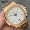 PATEK PHILIPPE Nautilus 7118 レディース RG 3KF 1:1ベストエディション RGブレスレットホワイトダイヤルベゼル A324 スーパークローン - スーパークローンウォッチ｜1:1ベストバージョン