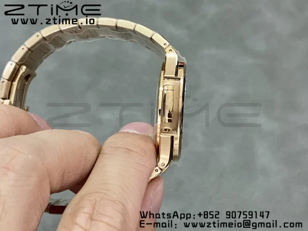 PATEK PHILIPPE Nautilus 7118 Ladies RG 3KF 1:1 Best Edition Lunetta quadrante bianco su bracciale RG A324 Super Clone - Orologio Super Clone | 1:1 Best Version
