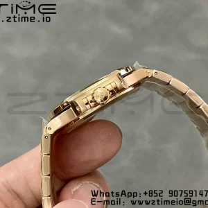PATEK PHILIPPE Nautilus 7118 Ladies RG 3KF 1:1 Best Edition Lunetta quadrante bianco su bracciale RG A324 Super Clone - Orologio Super Clone | 1:1 Best Version