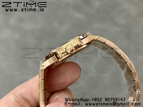 PATEK PHILIPPE Nautilus 7118 Ladies RG 3KF 1:1 Best Edition Lunetta quadrante bianco su bracciale RG A324 Super Clone - Orologio Super Clone | 1:1 Best Version