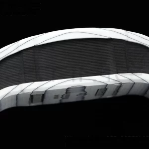 Richard Mille RM027-02 RM2702 Nadal Real Tourbillon RMF Best Edition Bianco Forge Carbon Black Lunetta interna su cinturino in nylon nero - Orologio Super Clone | 1:1 Miglior Versione