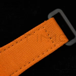 Richard Mille RM027-02 RM2702 Nadal Real Tourbillon RMF Best Edition White Forge Carbon Black Inner Bezel on Orange Nylon Strap - Super Clone Watch | 1:1 Best Version