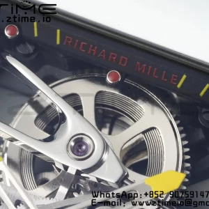 Richard Mille RM027-02 RM2702 Nadal Real Tourbillon RMF Best Edition White Forge Carbon Black Inner Bezel on Black Rubber Strap - Super Clone Watch | 1:1 Best Version