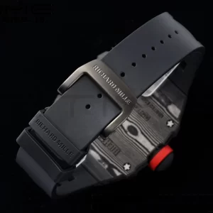 Richard Mille RM027-03 RM2703 NTPT Real Tourbillon RMF Best Edition Skeleton Dial on Black Rubber Strap - Super Clone Watch | 1:1 Nejlepší verze