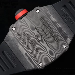 Richard Mille RM027-03 RM2703 NTPT Real Tourbillon RMF Best Edition Skeleton Dial on Black Rubber Strap - Super Clone Watch | 1:1 Nejlepší verze