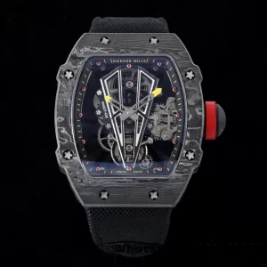 Richard Mille RM027-03 RM2703  NTPT Real Tourbillon RMF Best Edition Skeleton Dial on Black Nylon Strap - Super Clone Watch | 1:1 Best Version