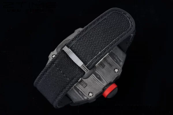 Richard Mille RM027-03 RM2703 NTPT Real Tourbillon RMF Best Edition Skeleton Dial on Black Nylon Strap - Super Clone Watch | 1:1 Best Version