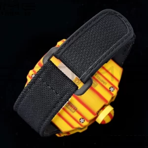 Richard Mille RM027-03 RM2703 Real Tourbillon RMF Best Edition Orange/Red Carbon Skeleton Dial on Black Nylon Strap - Super Clone Watch | 1:1 Best Version