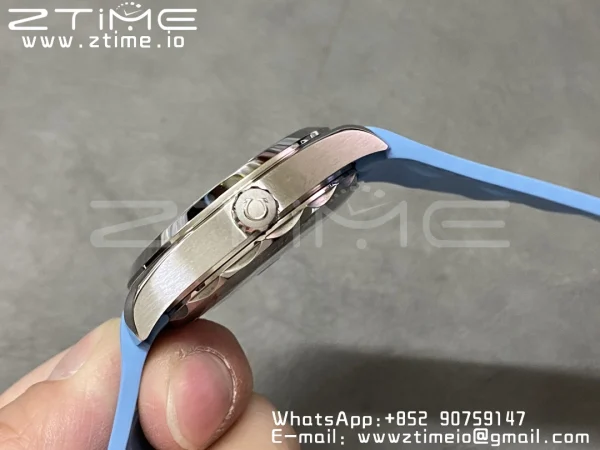 OMEGA Aqua Terra 150M Master Chronometers VSF 1:1 Best Edition Light Blue Dial Light Blue Hand on Light Blue Rubber Strap A8900 Super Clone - Super Clone Watch | 1:1 Best Version