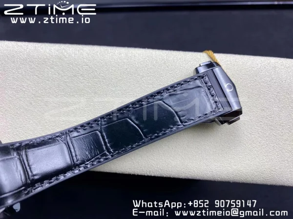 OMEGA Planet Ocean 45.5mm Deep Gold Black Real Ceramic VSF 1:1 Best Edition on Black Leather Strap A8906 Super Clone - Super Clone Watch | 1:1 Best Version