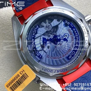 OMEGA Planet Ocean  America's Cup SS VSF 1:1 Best Edition White Dial on Blue Nylon Strap A8900 Super Clone - Super Clone Watch | 1:1 Best Version