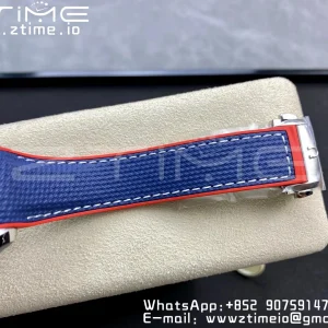 OMEGA Planet Ocean  America's Cup SS VSF 1:1 Best Edition White Dial on Blue Nylon Strap A8900 Super Clone - Super Clone Watch | 1:1 Best Version