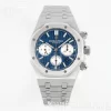 AP Royal Oak Chrono 26331 SS IPF 1:1 Best Edition Blue/White Dial on SS Bracelet A7750 - Super Clone Watch | 1:1 Best Version