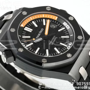 AP Royal Oak Offshore Diver 15707 Black Ceramic ZF 1:1 Best Edition SA3120 Super Clone - Super Clone Watch | 1:1 Best Version