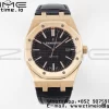 AP Royal Oak 41mm 15400 RG APSF 1:1 Best Edition Esfera negra texturada con correa de piel negra SA3120 Super Clone V3 - Super Clone Watch | 1:1 Best Version