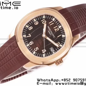 PATEK PHILIPPE Aquanaut 5167R RG ZF 1:1 Best Edition Brown Dial on Brown Rubber Strap 324CS - Super Clone Watch | 1:1 Best Version