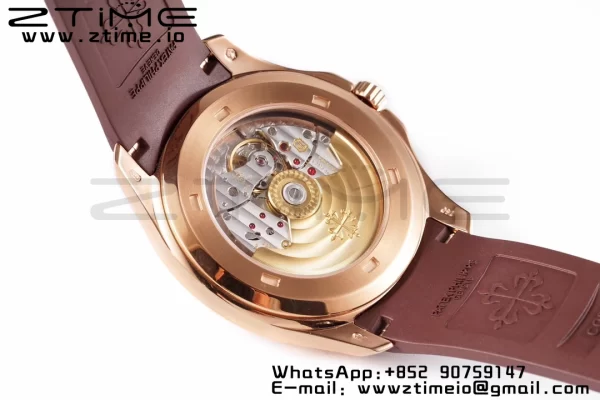 PATEK PHILIPPE Aquanaut 5167R RG ZF 1:1 Best Edition Brown Dial on Brown Rubber Strap 324CS - Super Clone Watch | 1:1 Best Version