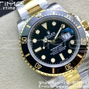 Rolex Submariner 40mm 116613 LN VSF 1:1 Best Edition Black Dial on SS/YG Bracelet VS3135 - Super Clone Watch | 1:1 Best Version