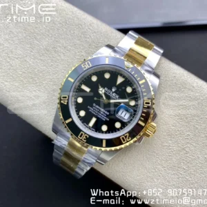 Rolex Submariner 40mm 116613 LN VSF 1:1 Best Edition Black Dial on SS/YG Bracelet VS3135 - Super Clone Watch | 1:1 Best Version
