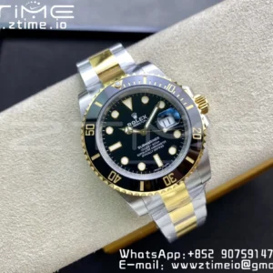 Rolex Submariner 40mm 116613 LN VSF 1:1 Best Edition Black Dial on SS/YG Bracelet VS3135 - Super Clone Watch | 1:1 Best Version