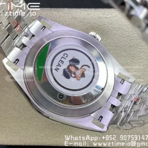 Rolex DateJust 41 126334 Clean 1:1 Best Edition 904L Steel Green Stick Dial on Jubilee Bracelet VR3235 - Super Clone Watch | 1:1 Best Version