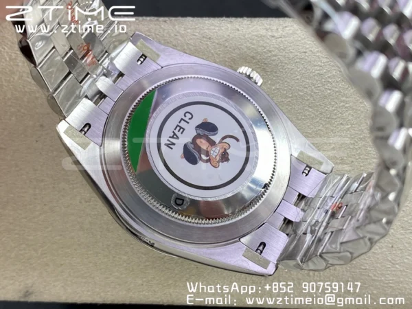Rolex DateJust 41 126334 Clean 1:1 Best Edition 904L Steel Green Stick Dial on Jubilee Bracelet VR3235 - Super Clone Watch | 1:1 Best Version