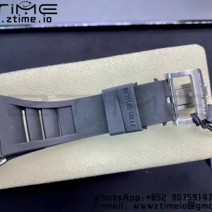 RICHARD MILLERM RM010 SS RMF Best Edition Black Dial on Black Rubber Strap - Super Clone Watch | 1:1 Best Version