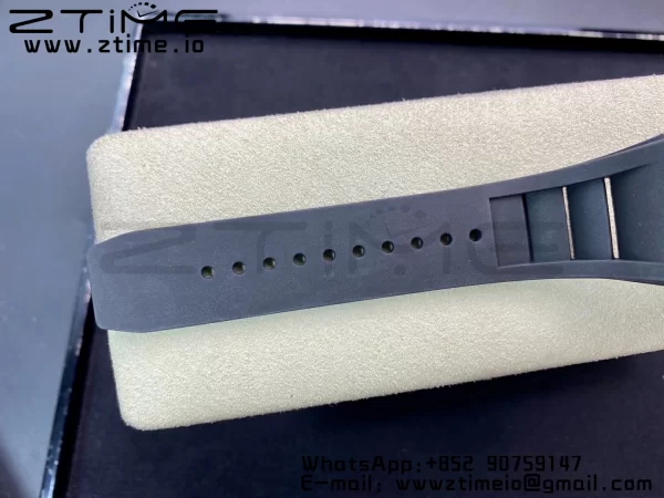 RICHARD MILLERM RM010 SS RMF Best Edition Black Dial on Black Rubber Strap - Super Clone Watch | 1:1 Best Version