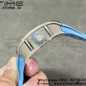 RICHARD MILLERM RM010 SS RMF ベストエディション ブラックダイアル ブルーラバーストラップ - スーパークローンウォッチ｜1:1ベストバージョン