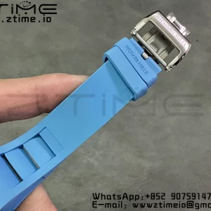 RICHARD MILLERM RM010 SS RMF ベストエディション ブラックダイアル ブルーラバーストラップ - スーパークローンウォッチ｜1:1ベストバージョン