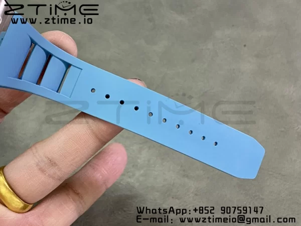 RICHARD MILLERM RM010 SS RMF ベストエディション ブラックダイアル ブルーラバーストラップ - スーパークローンウォッチ｜1:1ベストバージョン