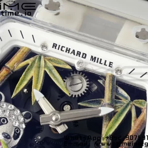 RICHARD MILLERM RM26-01 Tourbillon Transparent RMF Best Edition Panda Dial on Black Rubber Strap - Super Clone Watch | 1:1 Best Version
