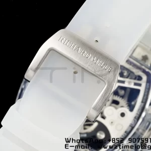 RICHARD MILLERM RM26-01 Tourbillon Transparent RMF Best Edition Panda Dial on Black Rubber Strap - Super Clone Watch | 1:1 Best Version