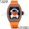 RM52 Astronaut Tourbillon Brown Ceramic YSF Best Edition am orangefarbenen Kautschukband - Super Clone Watch | 1:1 Best Version