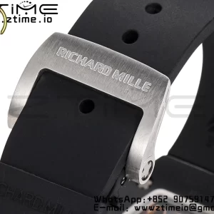 RICHARD MILLERM RM47 Tourbillon PVD YSF Best Edition Samurai Dial on Black Rubber Strap - Super Clone Watch | 1:1 Best Version