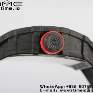 RICHARD MILLERM RM35-02 RM3502 Real NTPT RMF 1:1 Best Edition Skeleton Cadran negru pe curea de nylon negru RMUL2 - Super Clone Watch | 1:1 Best Version