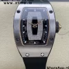 RICHARD MILLERM RM007 RM07-01 SS BBA Best Edition Cadran negru cu pe curea de cauciuc negru - Super Clone Watch | 1:1 Best Version