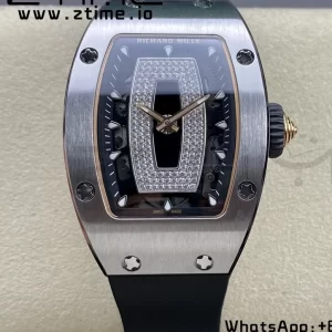 RICHARD MILLERM RM007 RM07-01 SS BBA Best Edition Black dial with on Black Rubber Strap - Super Clone Watch | 1:1 Best Version